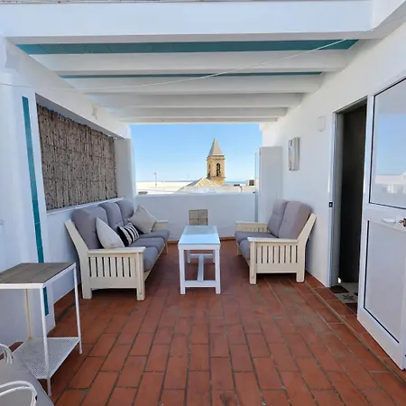 Patio Secreto Conil Con Terraza Appartement