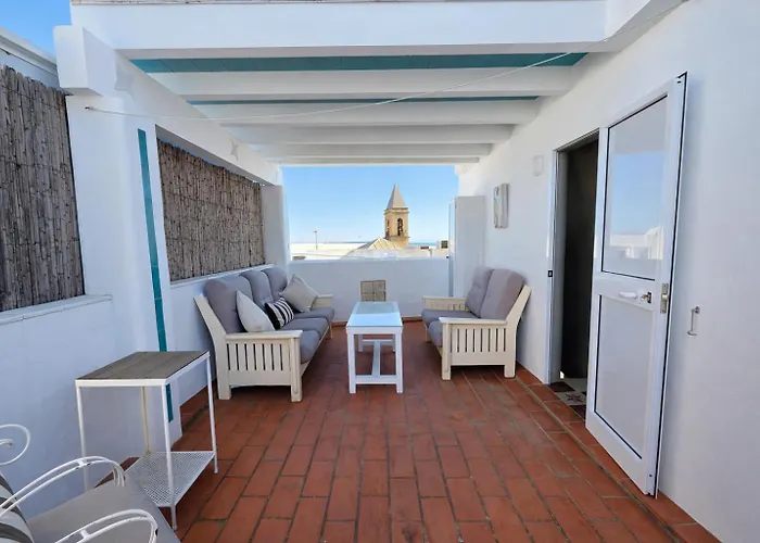 Patio Secreto Conil Con Terraza 公寓
